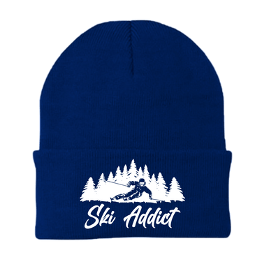 Ski Addict Embroidered Beanie